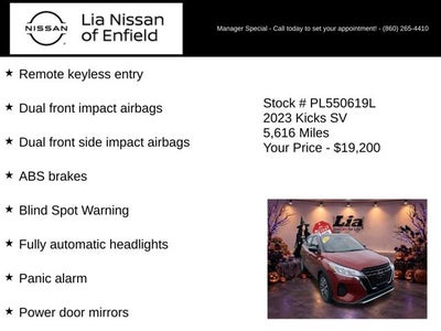 2023 Nissan Kicks SV