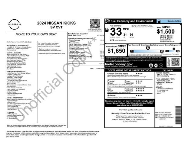 2024 Nissan Kicks SV