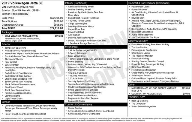 2019 Volkswagen Jetta 1.4T SE