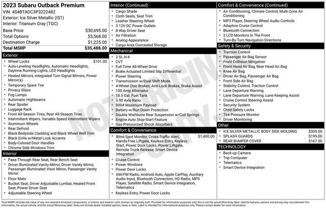 2023 Subaru Outback Premium