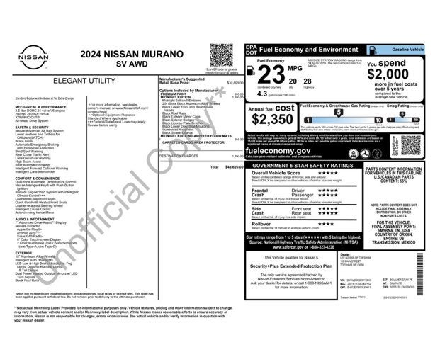 2024 Nissan Murano SV AWD's photo