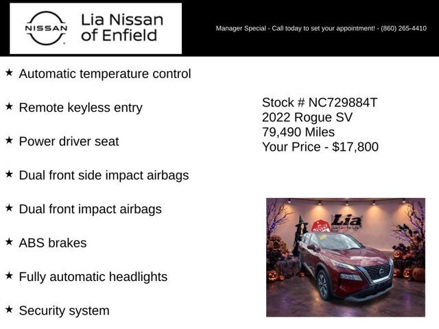 2022 Nissan Rogue SV