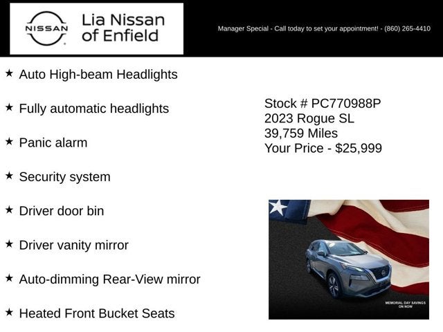 2023 Nissan Rogue SL