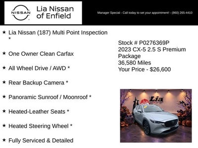2023 Mazda Mazda CX-5 2.5 S Premium Package