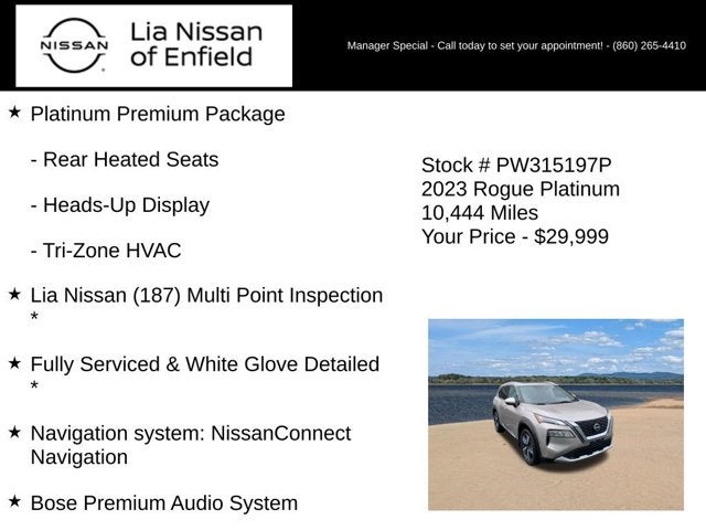 2023 Nissan Rogue Platinum