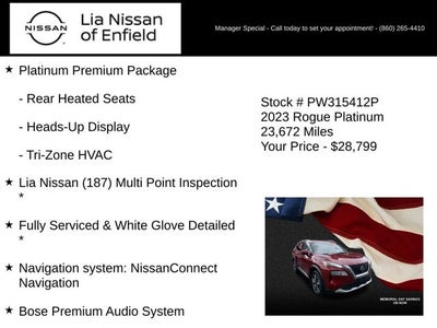 2023 Nissan Rogue Platinum