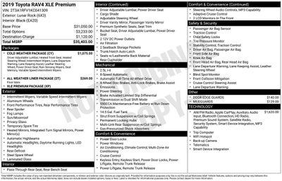 2019 Toyota RAV4 XLE Premium
