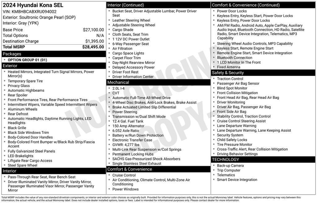 2024 Hyundai Kona SEL