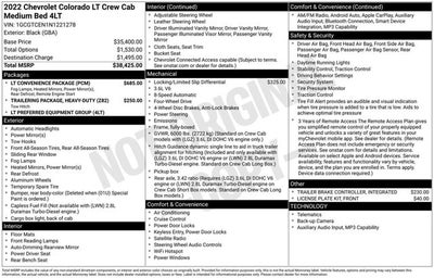 2022 Chevrolet Colorado 4WD LT
