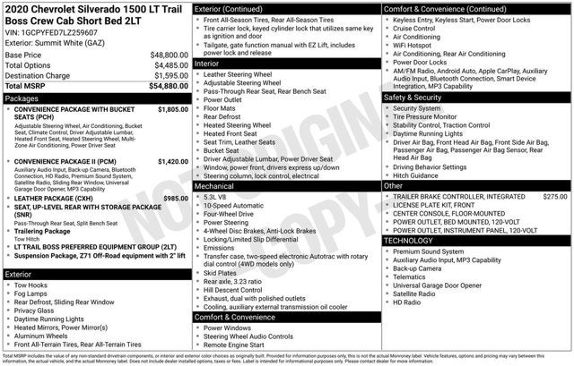 2020 Chevrolet Silverado 1500 LT Trail Boss