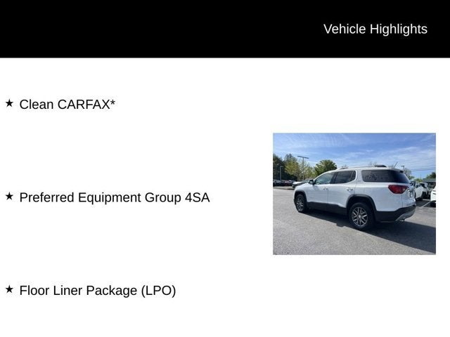 2019 GMC Acadia SLT