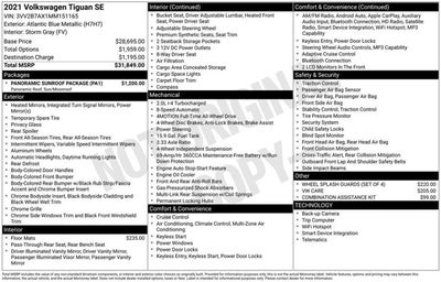 2021 Volkswagen Tiguan SE