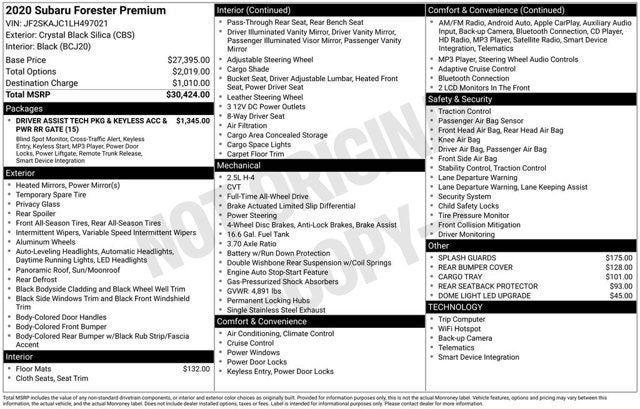 2020 Subaru Forester Premium