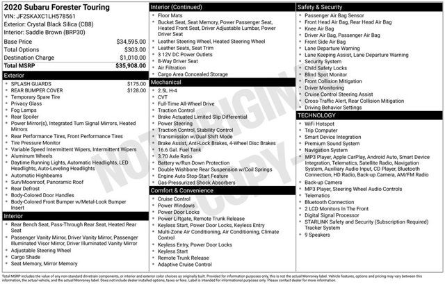2020 Subaru Forester Touring