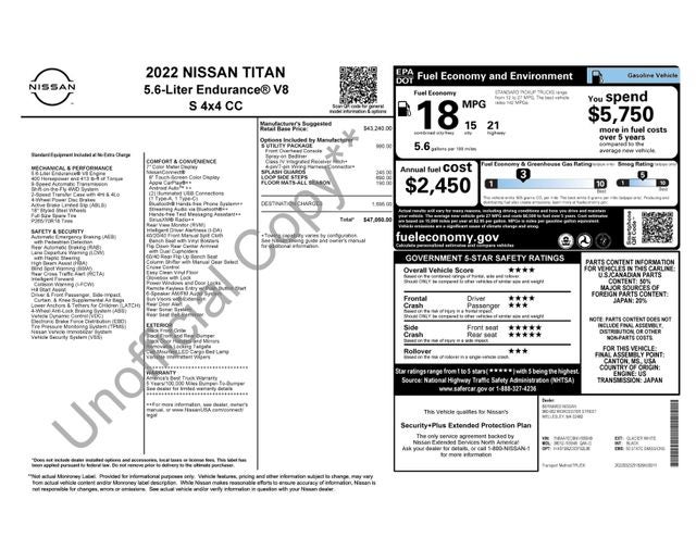 2022 Nissan Titan S