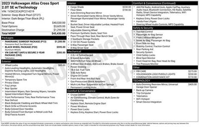 2023 Volkswagen Atlas Cross Sport 2.0T SE w/Technology