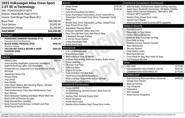 2023 Volkswagen Atlas Cross Sport 2.0T SE w/Technology