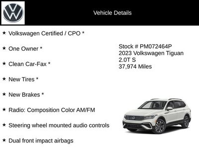 2023 Volkswagen Tiguan 2.0T S