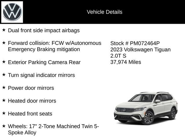 2023 Volkswagen Tiguan 2.0T S