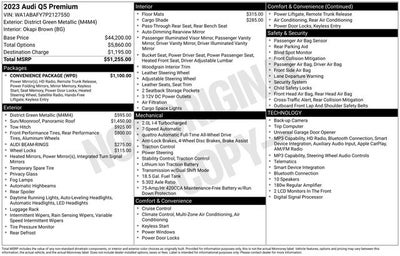 2023 Audi Q5 40 Premium quattro