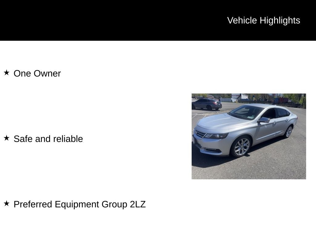 2016 Chevrolet Impala LTZ 2LZ