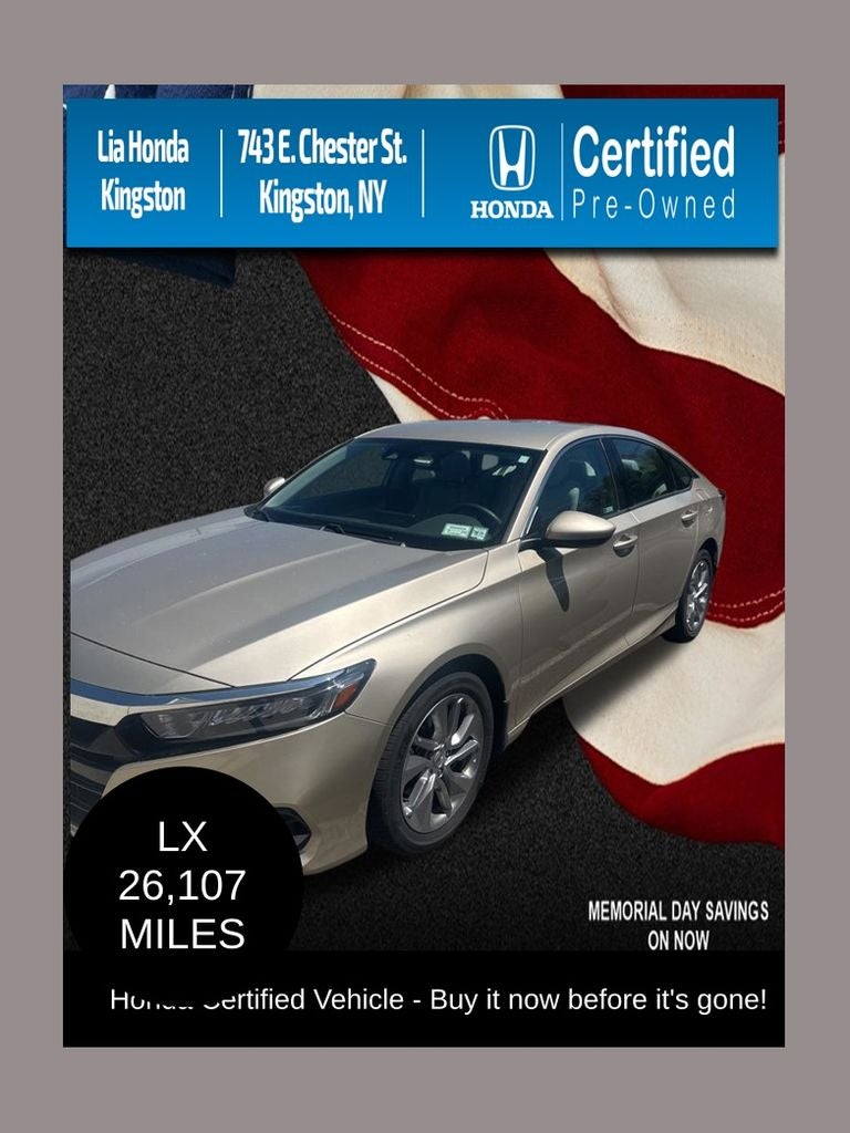 2018 Honda Accord 1.5T LX CVT's photo