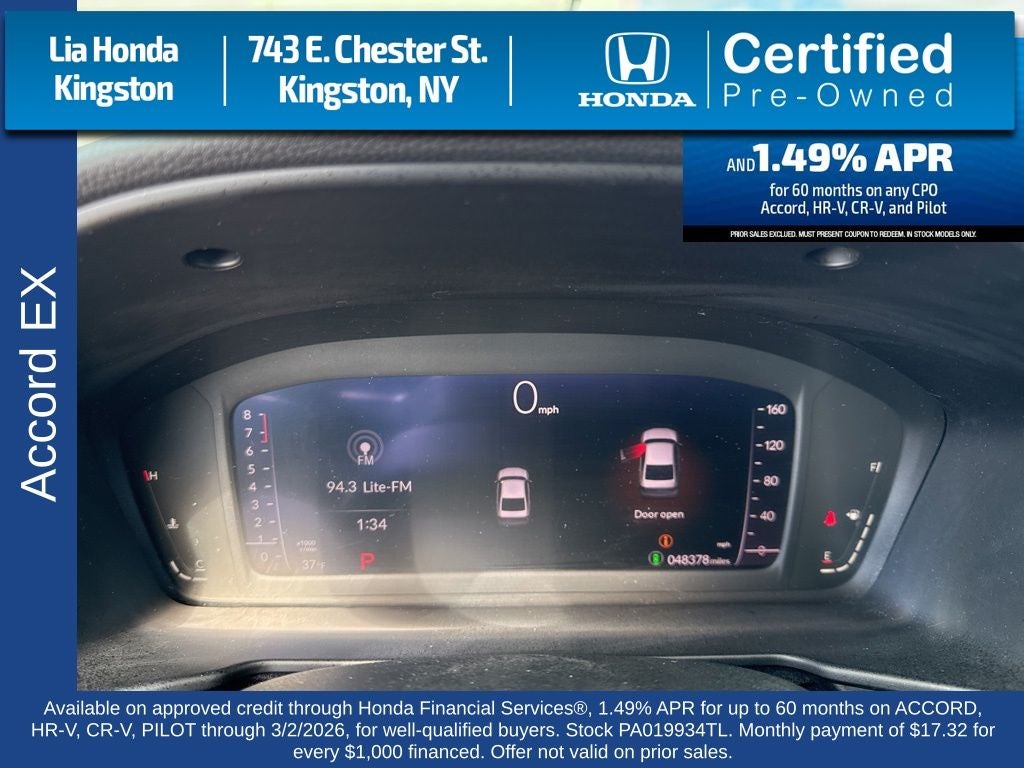 2023 Honda Accord EX