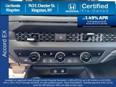 2023 Honda Accord EX