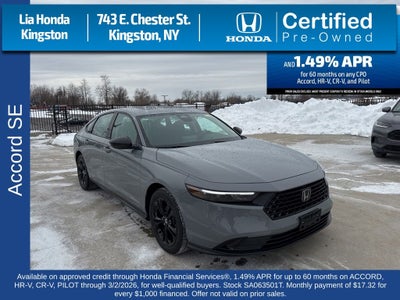 2025 Honda Accord SE