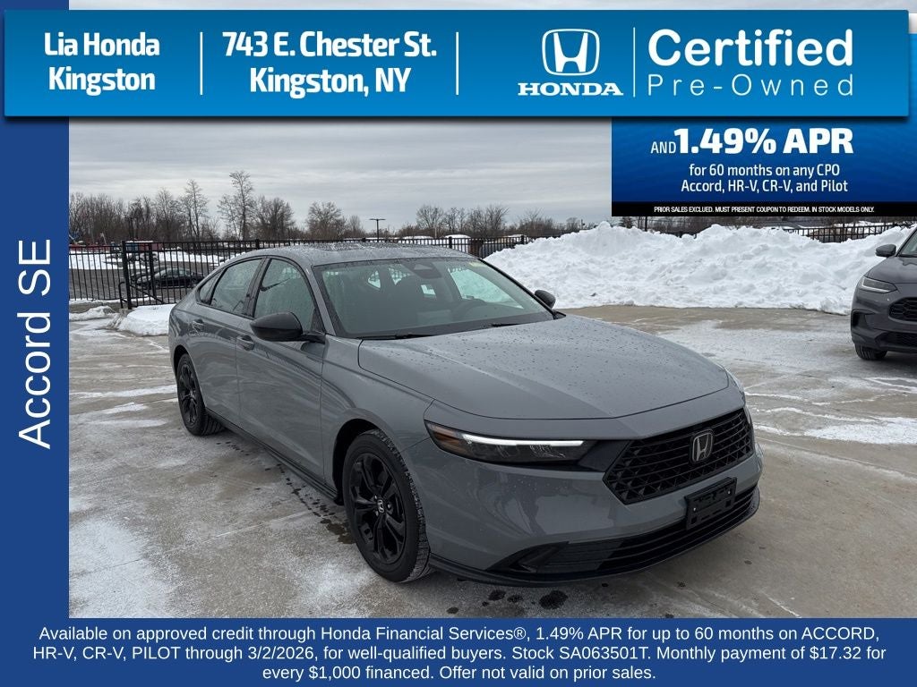 2025 Honda Accord SE