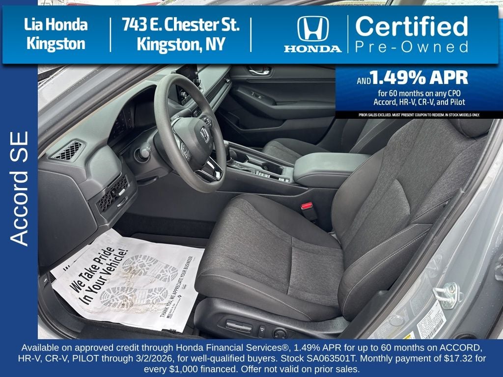 2025 Honda Accord SE