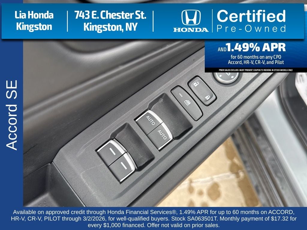 2025 Honda Accord SE