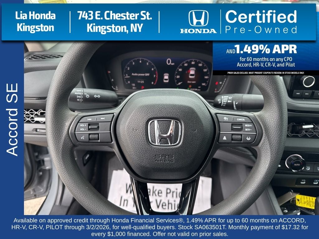 2025 Honda Accord SE