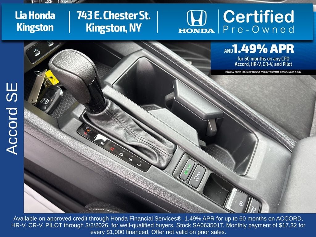 2025 Honda Accord SE