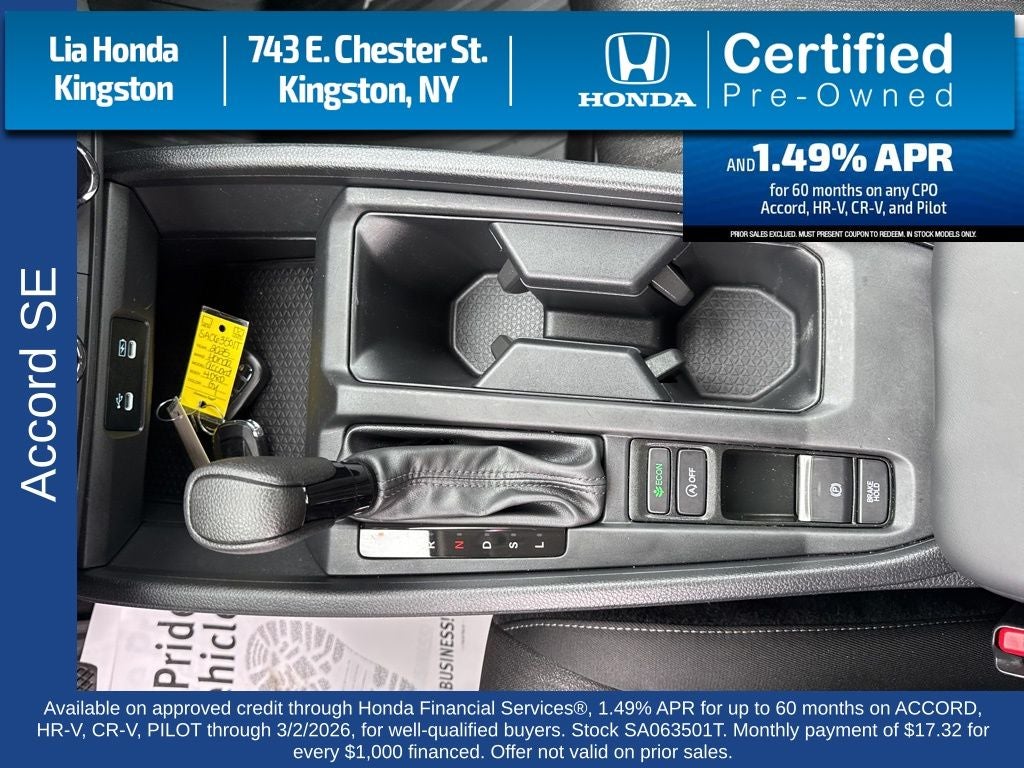 2025 Honda Accord SE