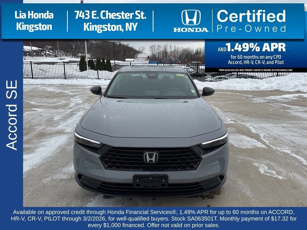 2025 Honda Accord SE