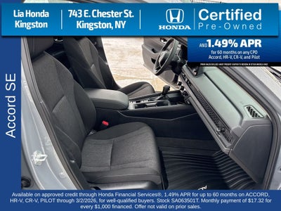 2025 Honda Accord SE