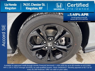 2025 Honda Accord SE