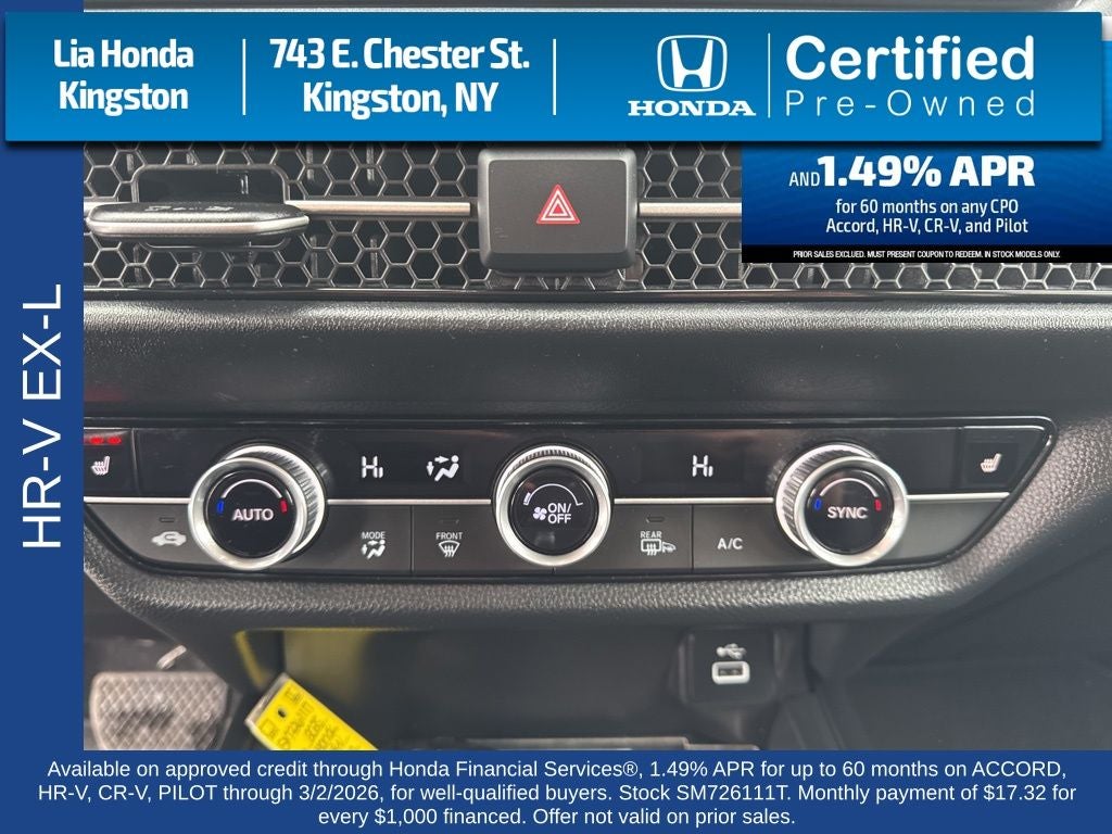 2025 Honda HR-V EX-L