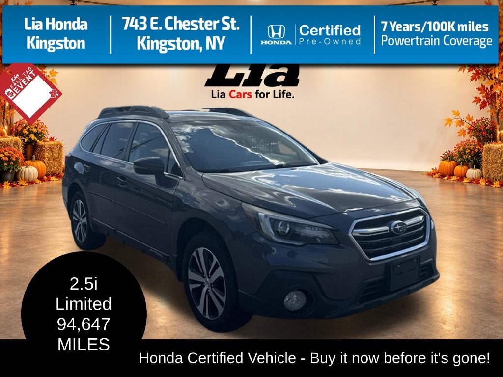 2019 Subaru Outback 2.5i Limited