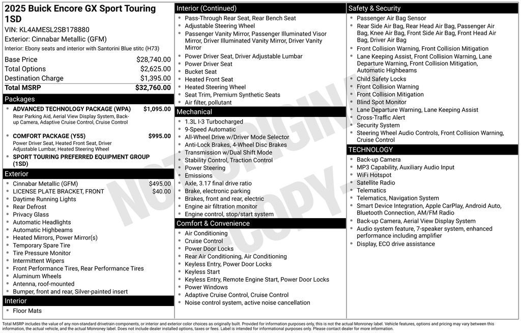 2025 Buick Encore GX Sport Touring