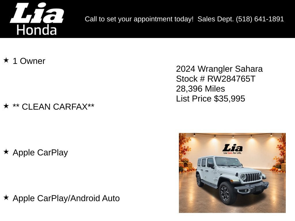 2024 Jeep Wrangler Sahara