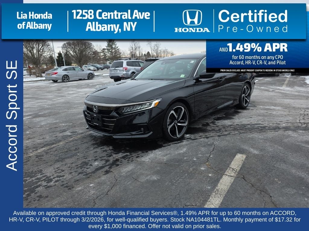 2022 Honda Accord Sport Special Edition
