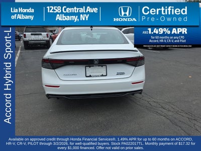 2023 Honda Accord Hybrid Sport-L