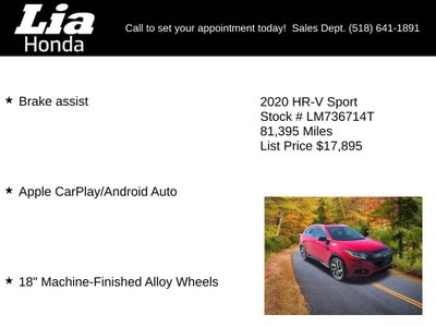 2020 Honda HR-V Sport