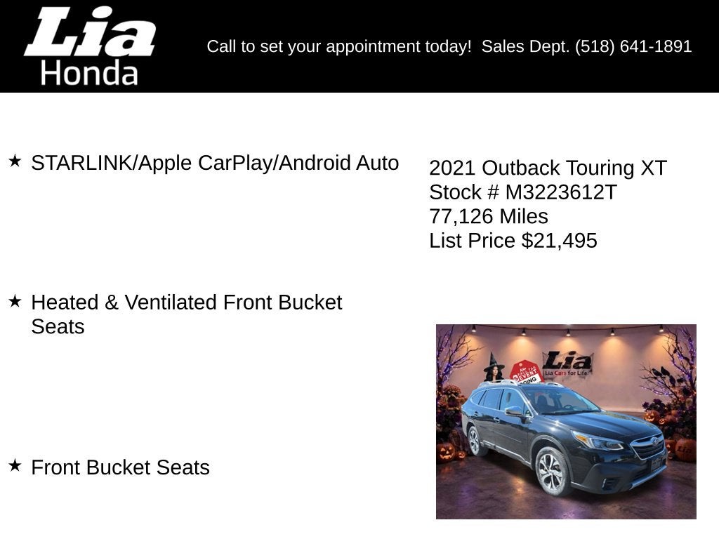 2021 Subaru Outback Touring XT