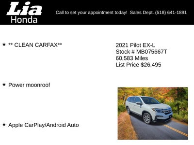 2021 Honda Pilot EX-L