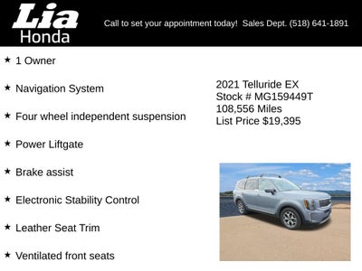 2021 Kia Telluride EX