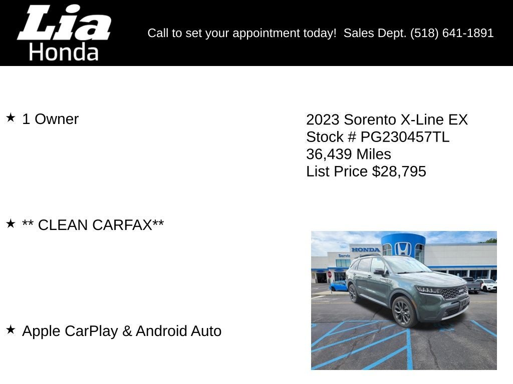 2023 Kia Sorento X-Line EX