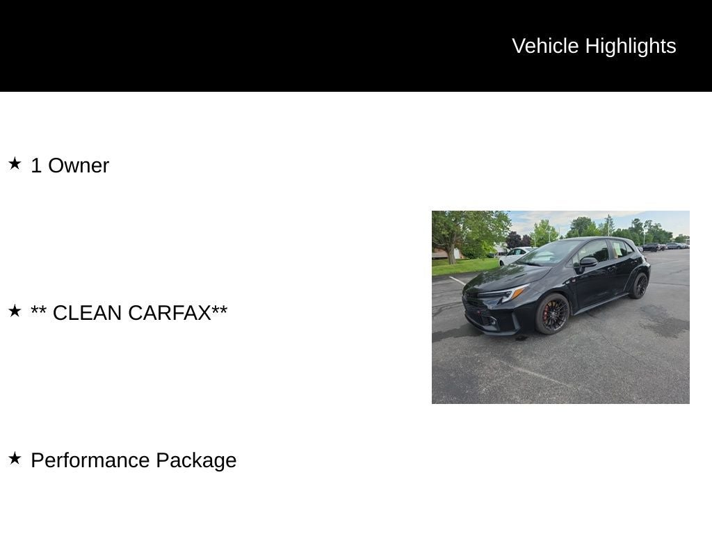 2024 Toyota GR Corolla Core